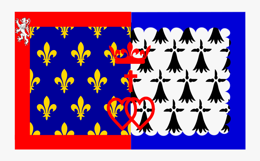 France Pays De La Loire - Flag Pays De Loire Region, Transparent Clipart