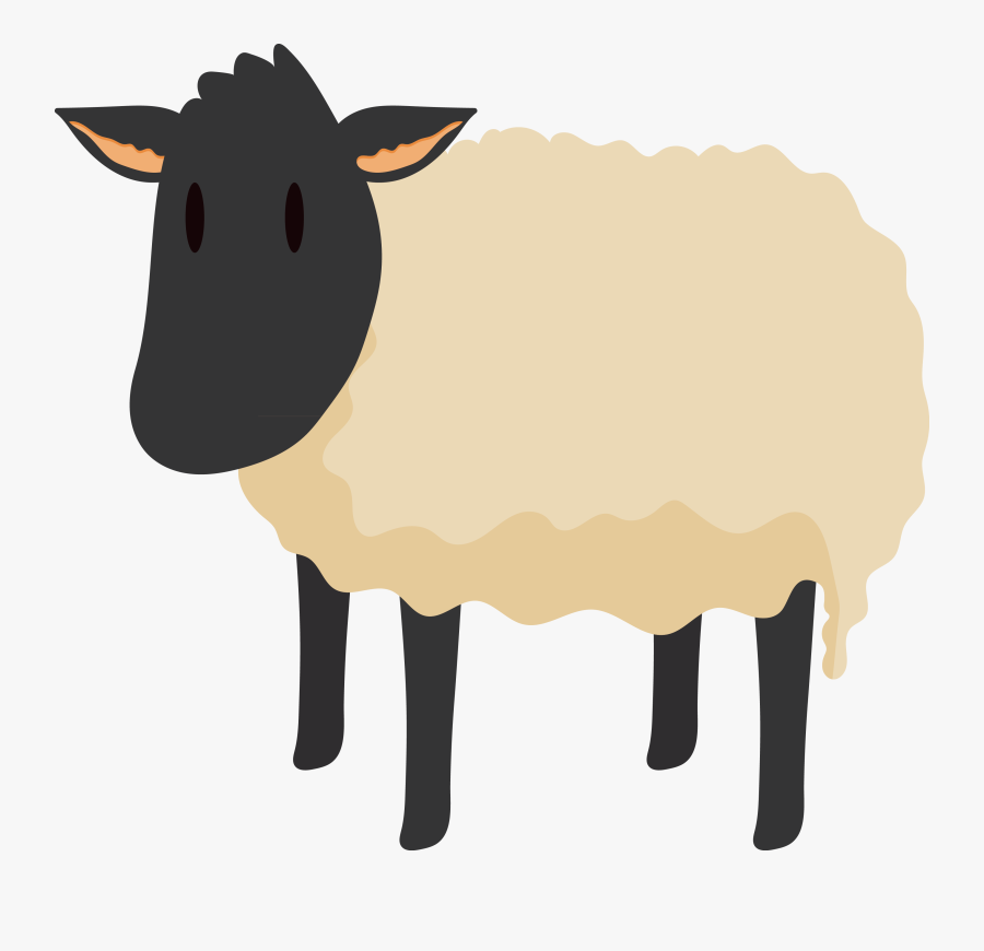 Hay Transparent Cow - Vector Transparent Sheep Png, Transparent Clipart