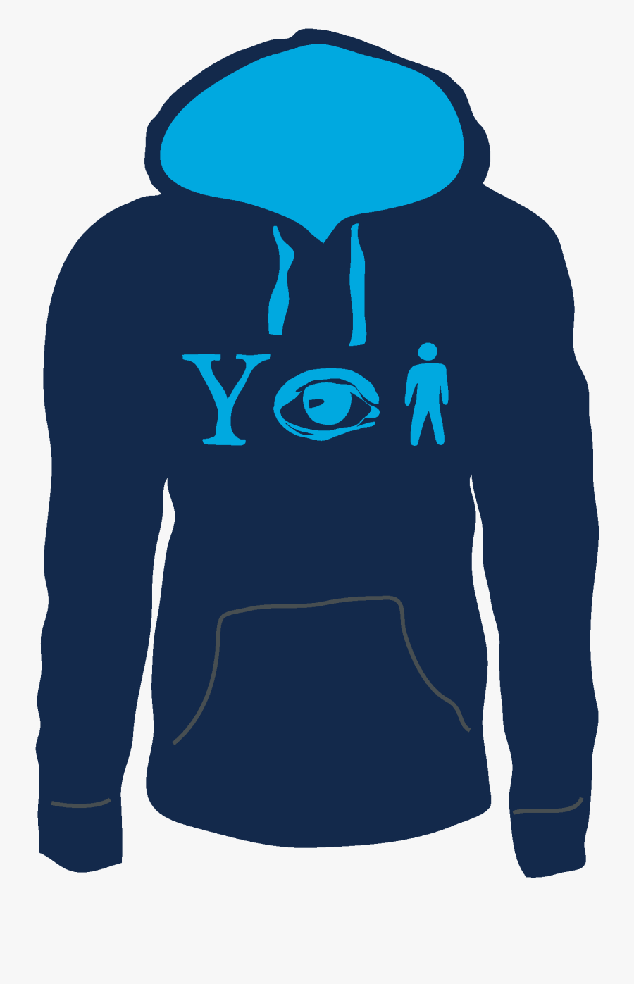 Hoodie Clipart Blue Clothes - Hoodie, Transparent Clipart