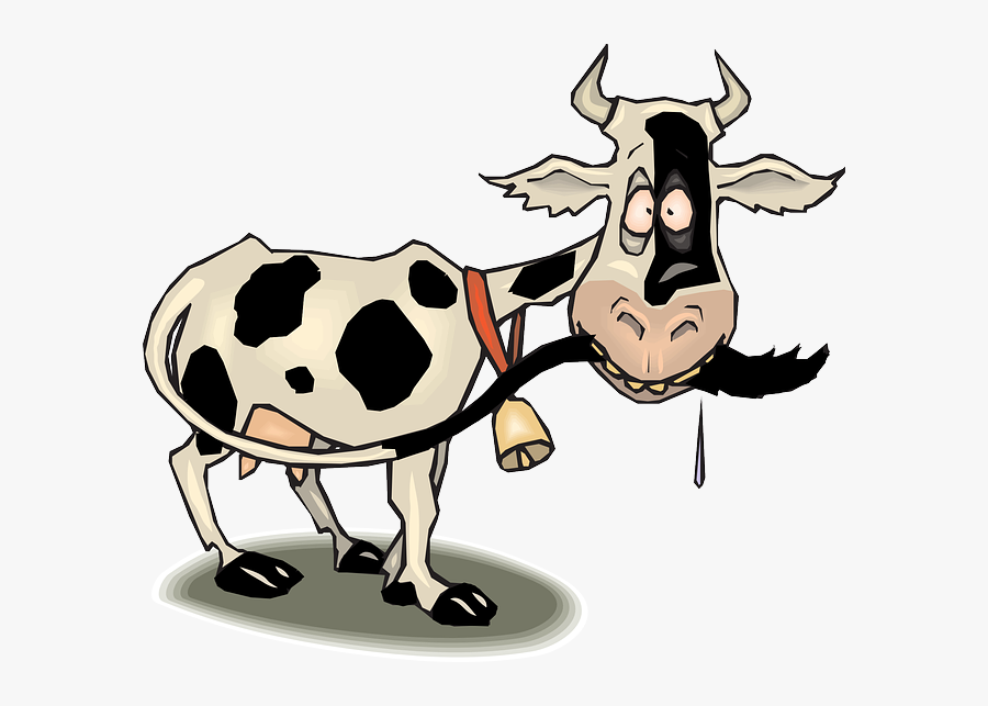 Black Cow Clip Art - Animated Cow Png, Transparent Clipart