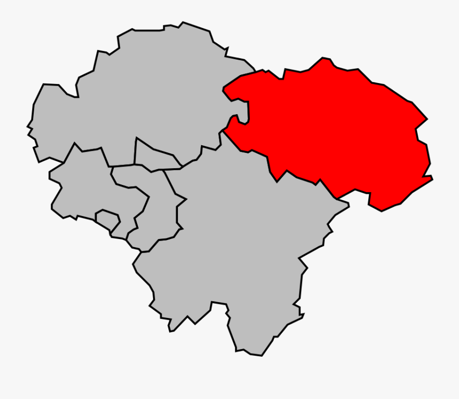 Map Ac Arrondissement Of Departments France Thionville - Sierck-les-bains, Transparent Clipart