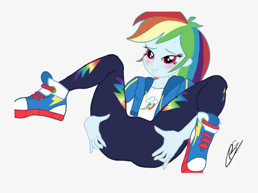 Converse Clipart Clothes Shoe - Equestria Girls Rainbow Dash Booty, Transparent Clipart