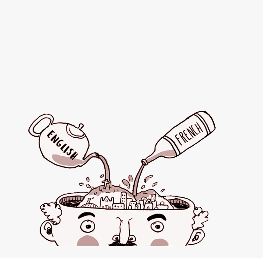 On The French Language - Borrowing Language, Transparent Clipart