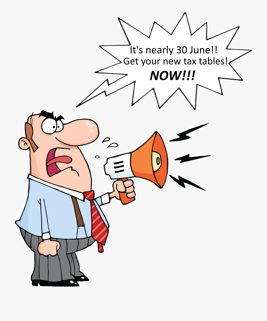Accountants Brisbane Mortonware Payg - Yelling Cartoon, Transparent Clipart