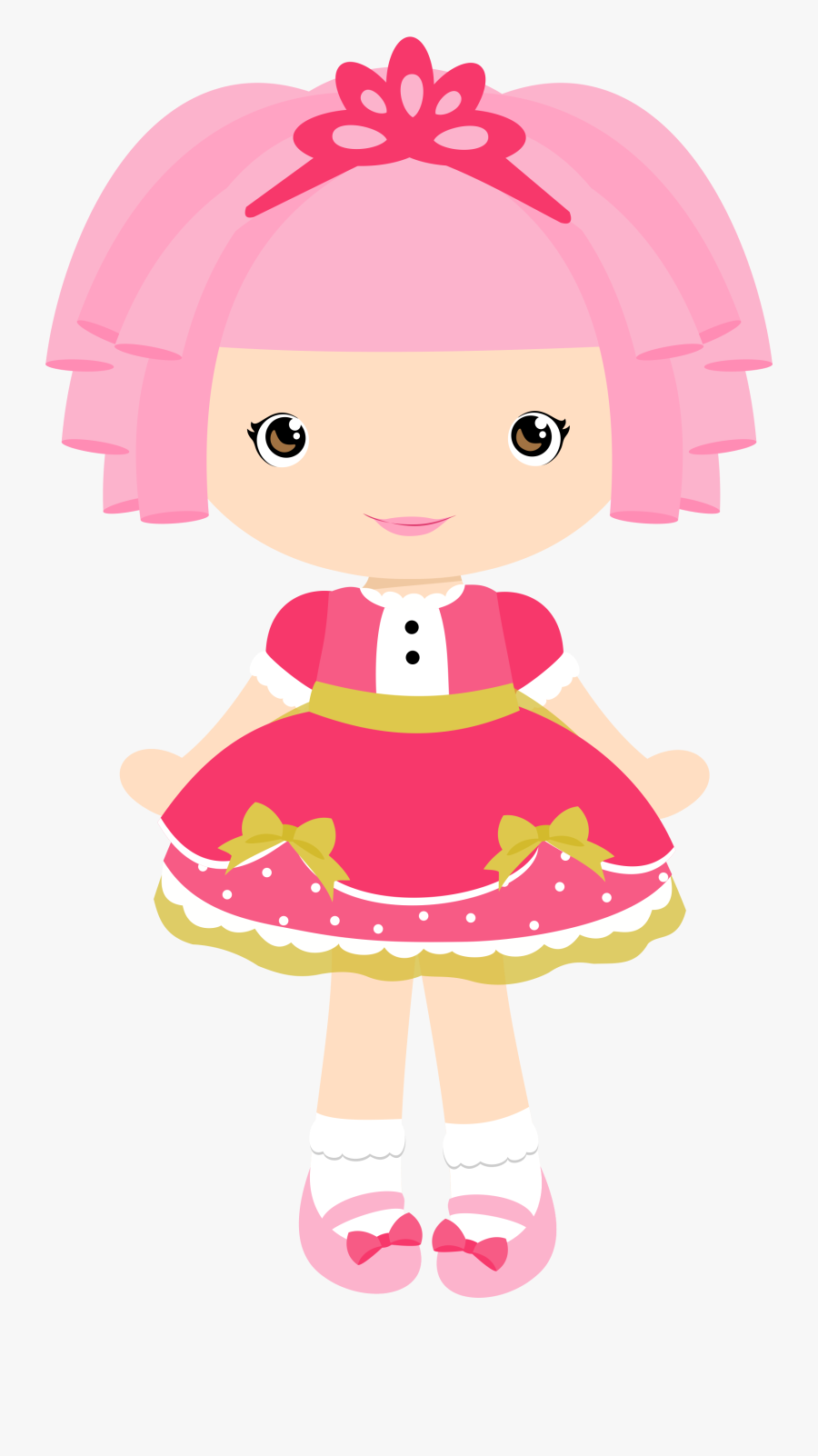 Cute Doll Clipart, Transparent Clipart