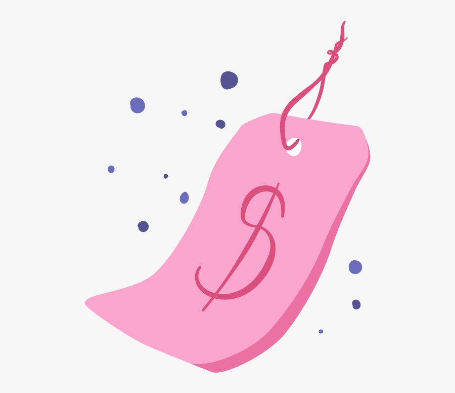 Pink Tax Clipart Transparent, Transparent Clipart