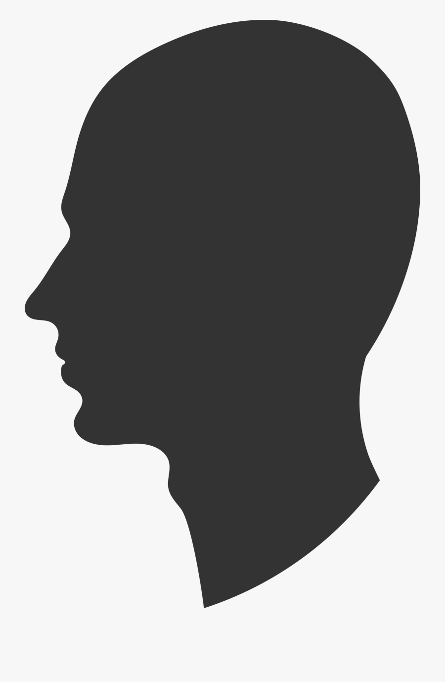 Free Profile Printerkiller - Side Silhouette Of Head, Transparent Clipart