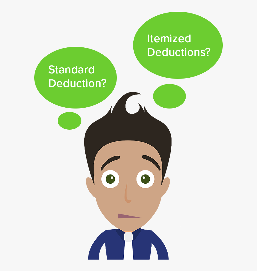 Deductions Clipart Itemized - Cartoon, Transparent Clipart