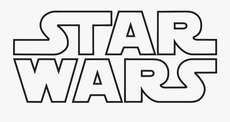 Collection Of Star - Star Wars Logo White, Transparent Clipart