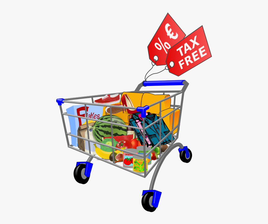 Tax-free Shopping - Supermarket Car Png, Transparent Clipart
