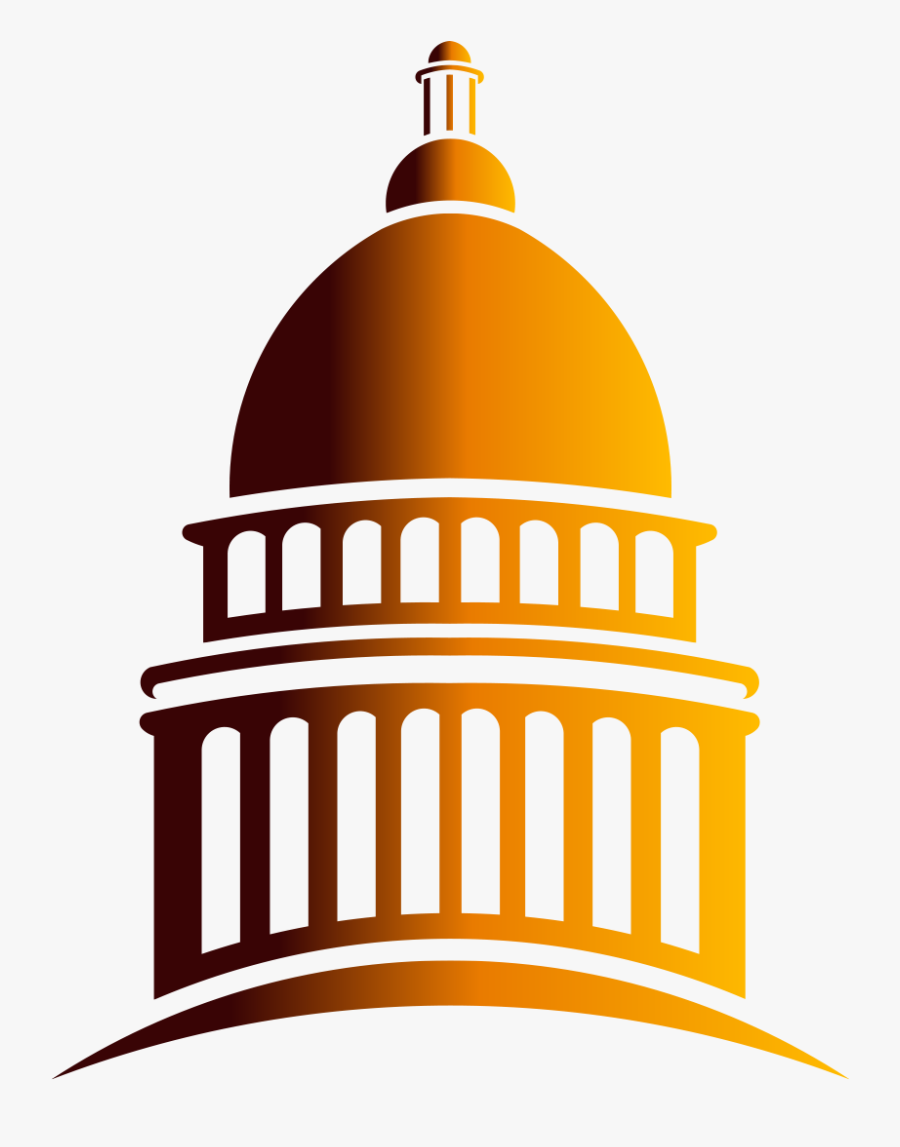 Federal Solar Tax Credit - Capitol Building Easy Drawing, Transparent Clipart