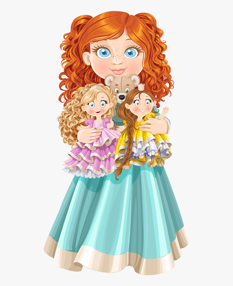 Clipart Red Haired Princess, Transparent Clipart