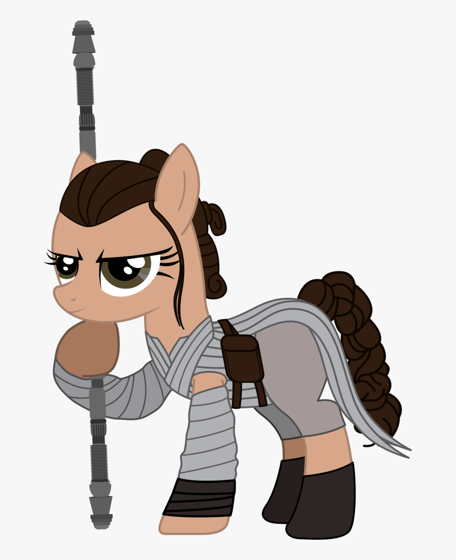 Vector Freeuse Stock Artist Sonofaskywalker Ponified - Star Wars The Force Awakens Pony, Transparent Clipart