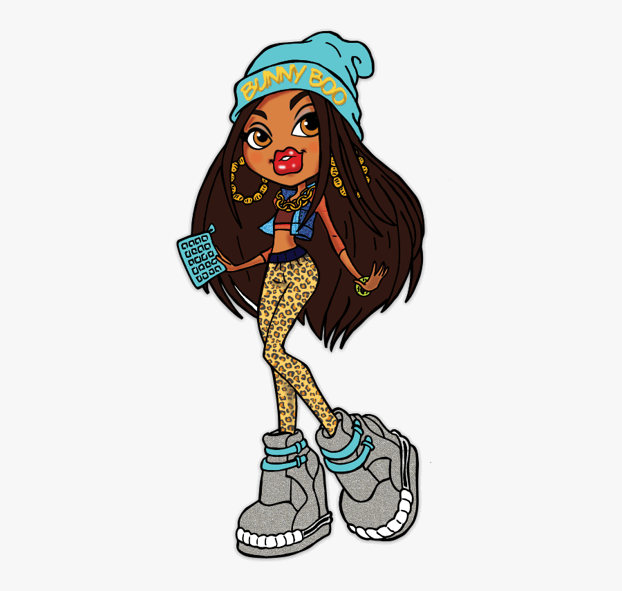 Bratz Doll Clipart - Bratz Cartoon Characters Sasha, free clipart download,...