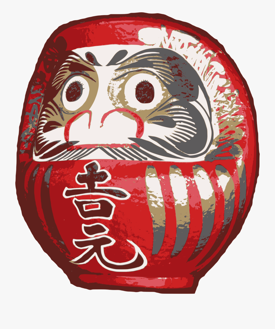 Recreation,japan,daruma Doll - Japanischer Kopf, Transparent Clipart