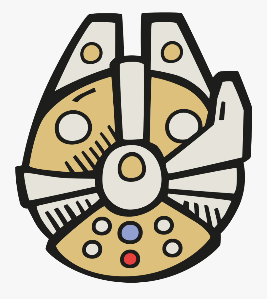 Milennium Free On Dumielauxepices - Millennium Falcon Icon Png, Transparent Clipart