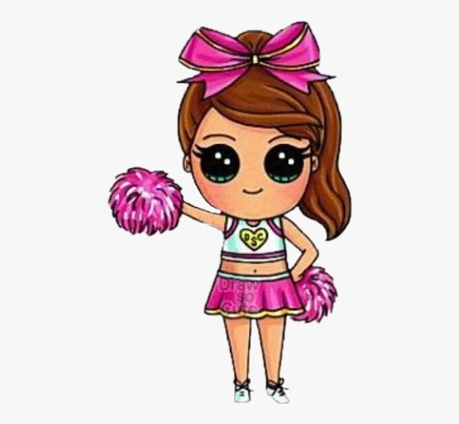 Transparent Pompom Clipart - Cute Drawings Unicorn Girl, Transparent Clipart