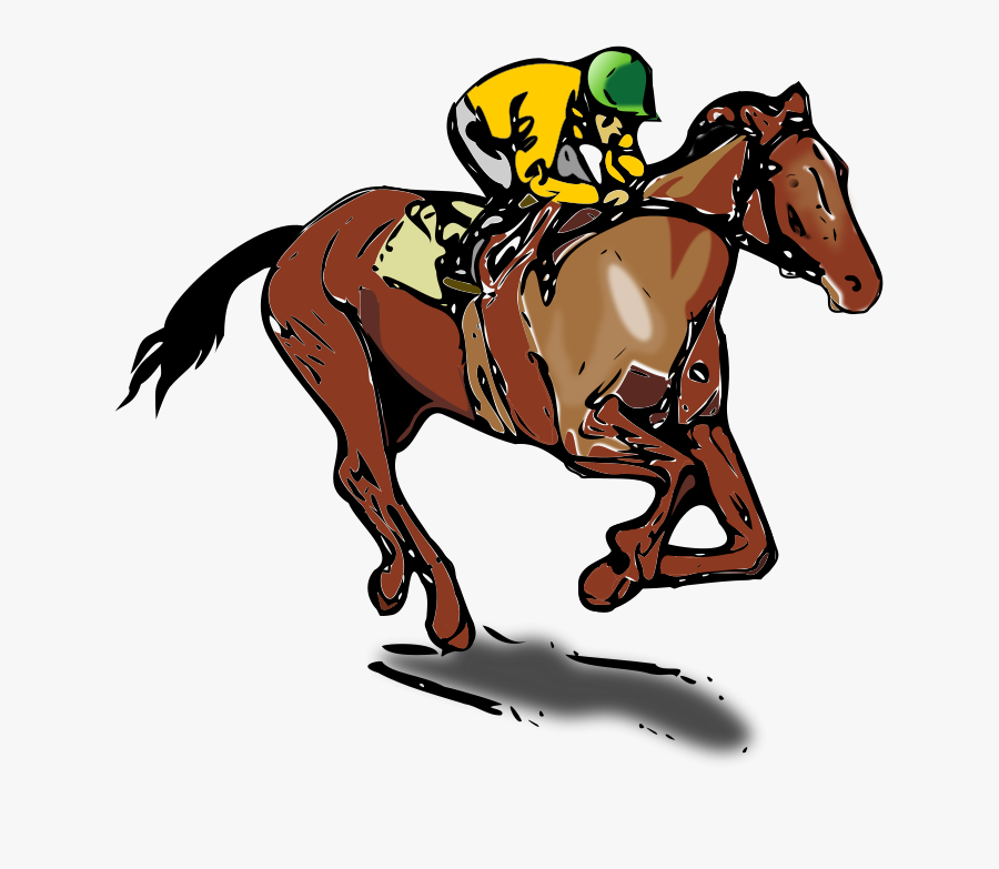 Svg Freeuse Download Clipart Race Horse - Racing Horse Clipart Transparent Gif, Transparent Clipart