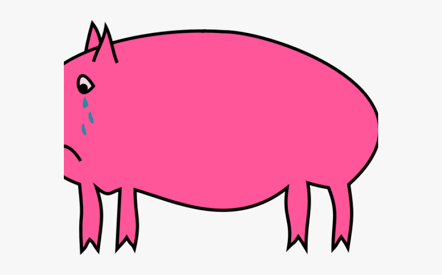 Pig Clipart Race - Pink Pig Colour Clipart, Transparent Clipart