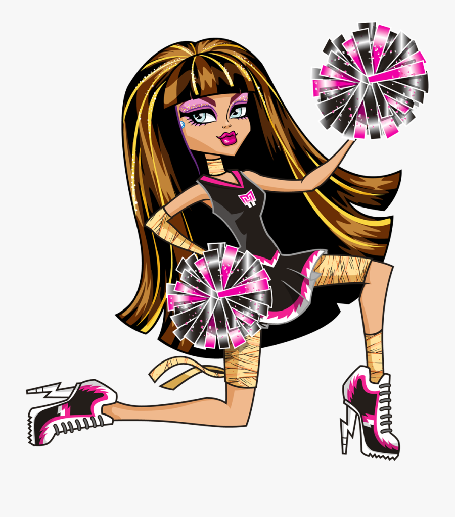 Monster High Dolls Clipart 4 By Elizabeth - Monster High Cleo Fearleading ,...