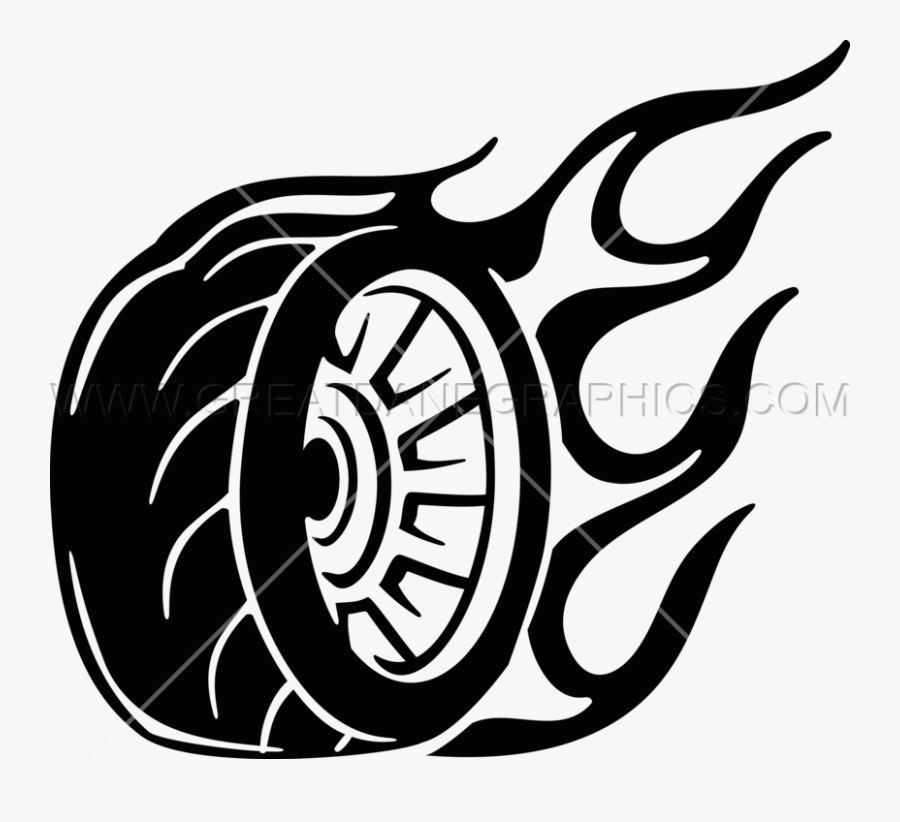 Tire Burning Rubber - My Dad's Car Is Faster Than Yours, Transparent Clipart