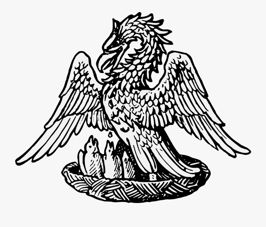 Pelican Heraldry, Transparent Clipart