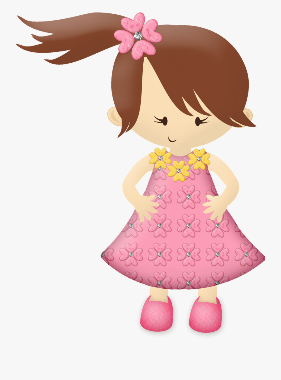 Bonecas & Meninas Girl Clipart, Paper Dolls, Seaside - Bonequinha Fofinha Png, Transparent Clipart