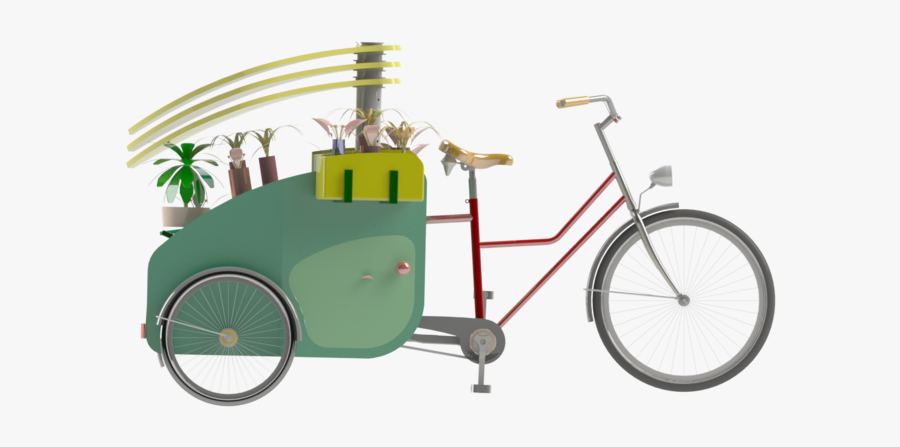 Rickshaw, Transparent Clipart