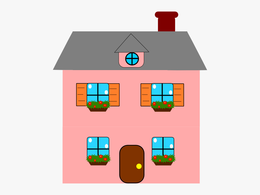 Doll House Clipart - Clip Art Doll House Cartoon, Transparent Clipart