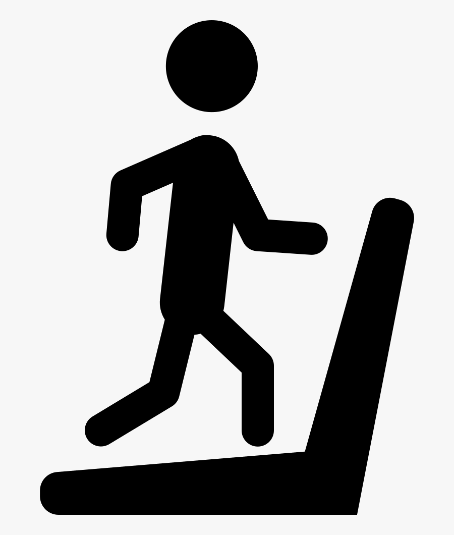 Transparent Running Person Png - Transparent Background Treadmill Clipart, Transparent Clipart