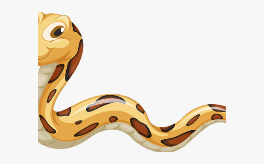 Snakes Cliparts - Cartoon Transparent Background Snake Png, Transparent Clipart