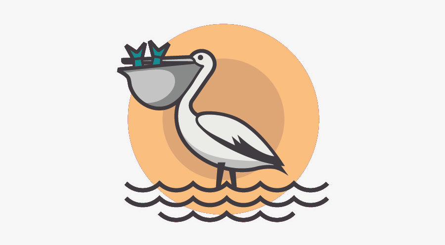 Adobe Illustrator Illustration Crane - Pelican Flat Design, Transparent Clipart