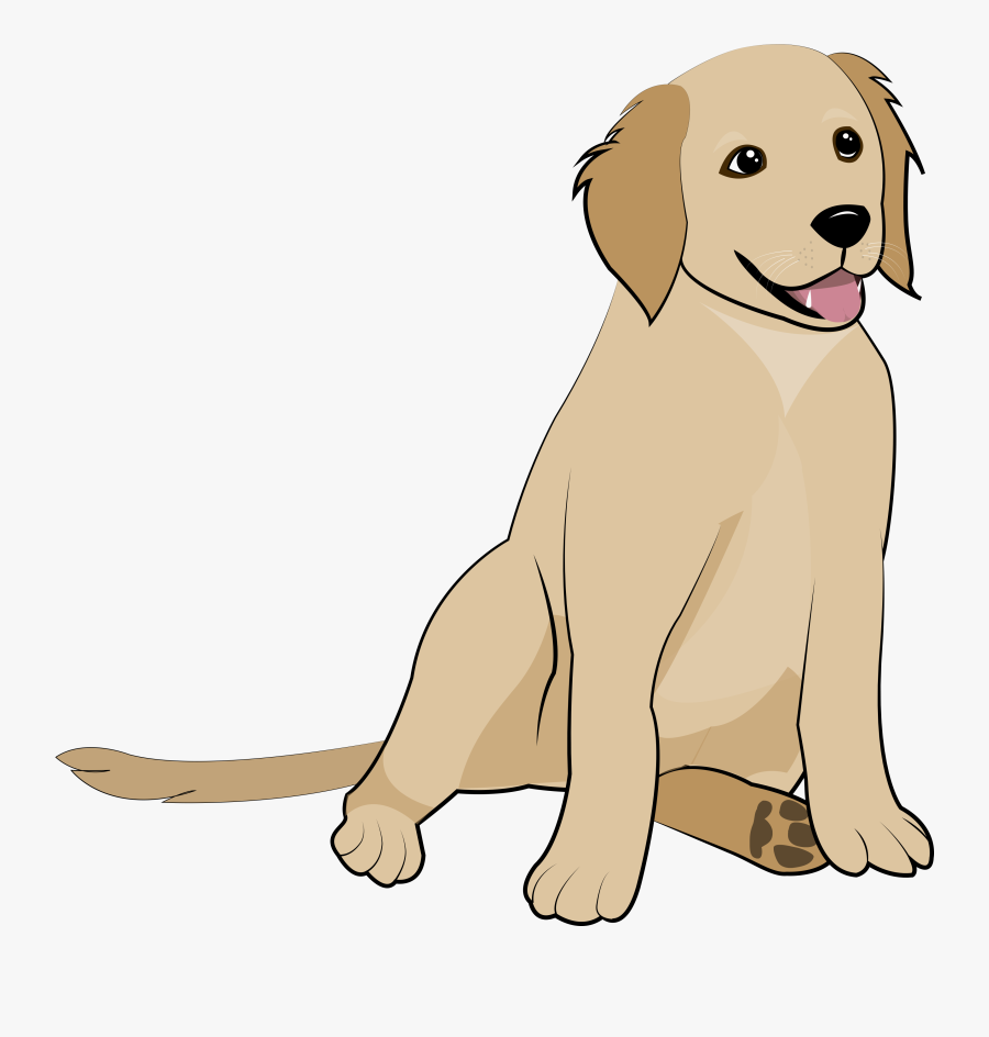 Clip Art Golden Retriever Tattoo - Golden Retriever Puppy Clipart, Transparent Clipart