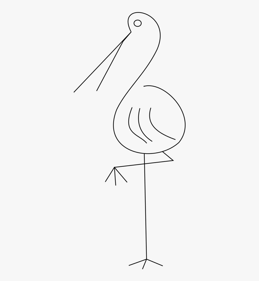 Cicogna Png - Pelican, Transparent Clipart