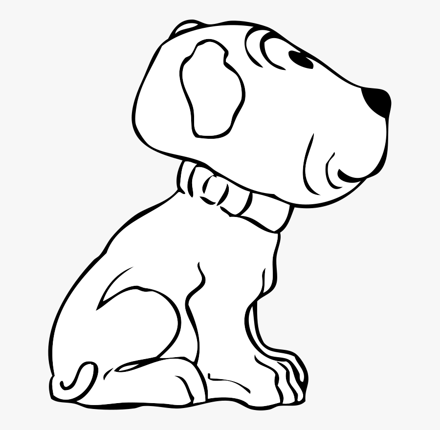 Transparent Golden Retriever Png - Drawing Of A Puppy Side, Transparent Clipart