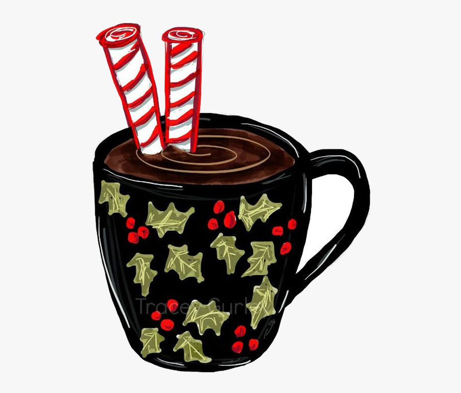 Hot Chocolate Clipart Mug Christmas Crafts Digital - Clipart Christmas Hot Chocolate, Transparent Clipart