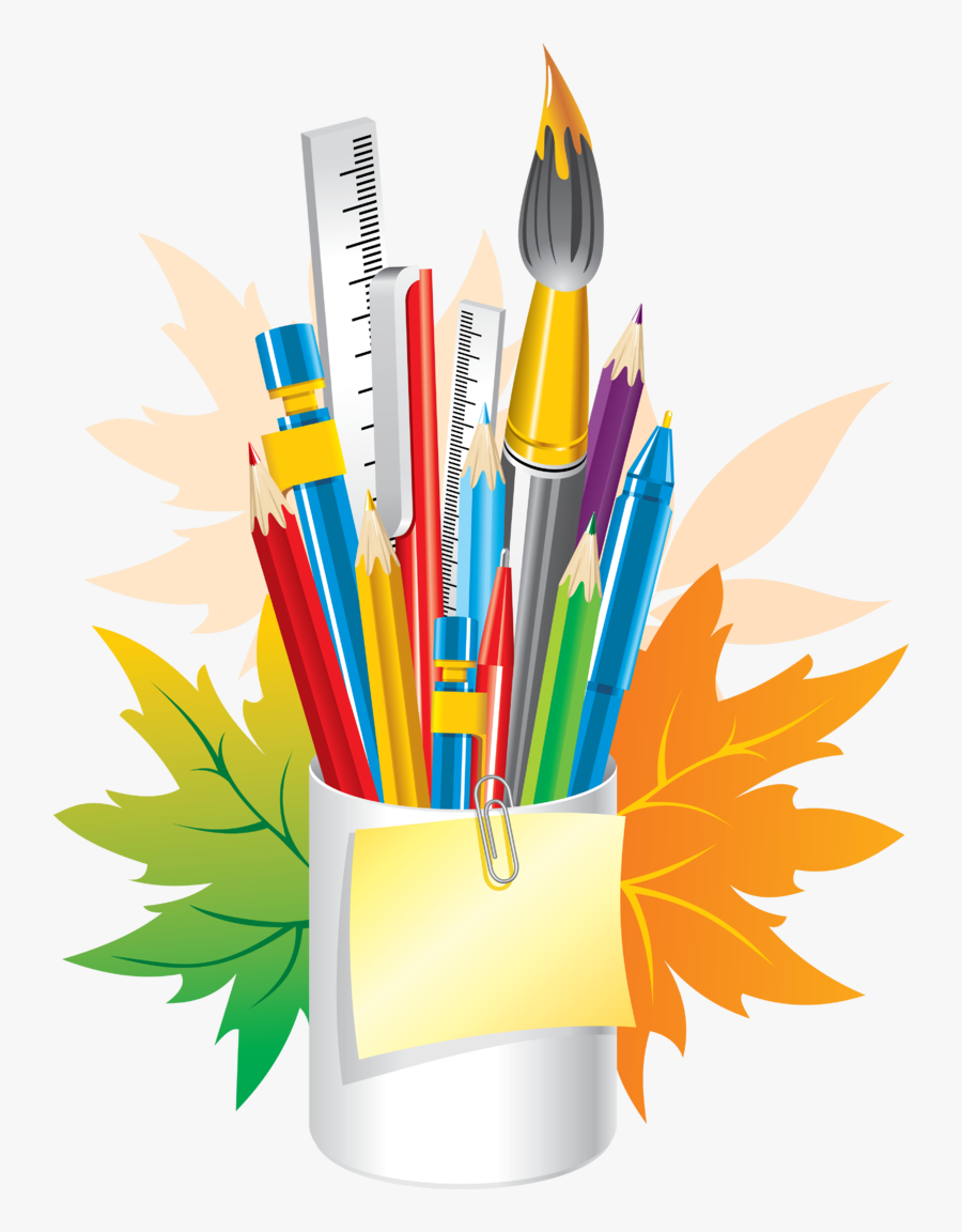 Crafts Clipart Office Supply - Stationery Items Images Png, Transparent Clipart