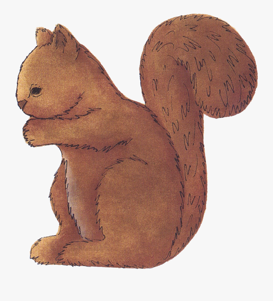 Free Squirrel Clip Art For Scrapbooking Or Decoupage - Eurasian Red Squirrel, Transparent Clipart