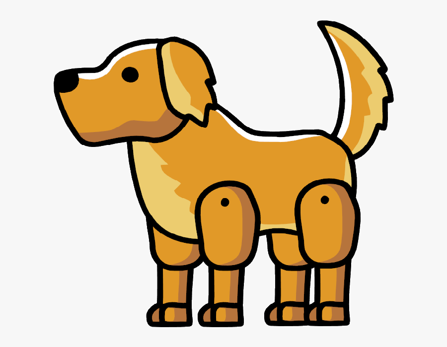 Scribblenauts Golden Retriever Clip Arts - Cartoon Golden Retriever Png, Transparent Clipart