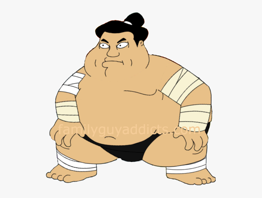 Sumo Wrestler Family Guy, Transparent Clipart