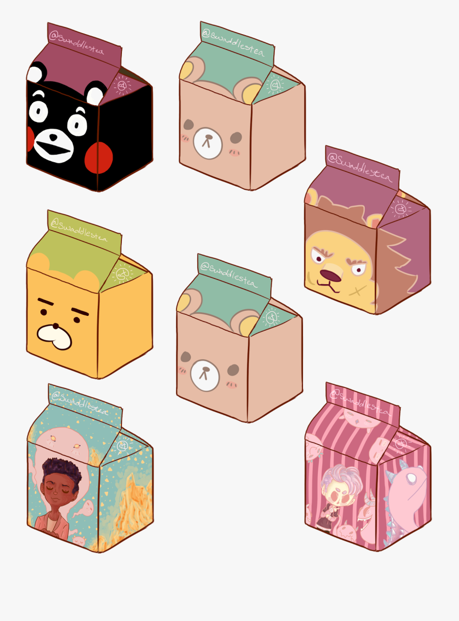 Transparent Milk Carton Clipart - Cartoon, Transparent Clipart