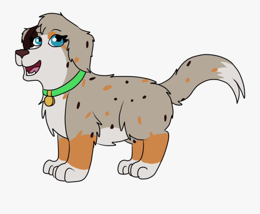 Comm Australian Shepherd, Golden Retriever Mix By Raindroplily - Cartoon, Transparent Clipart