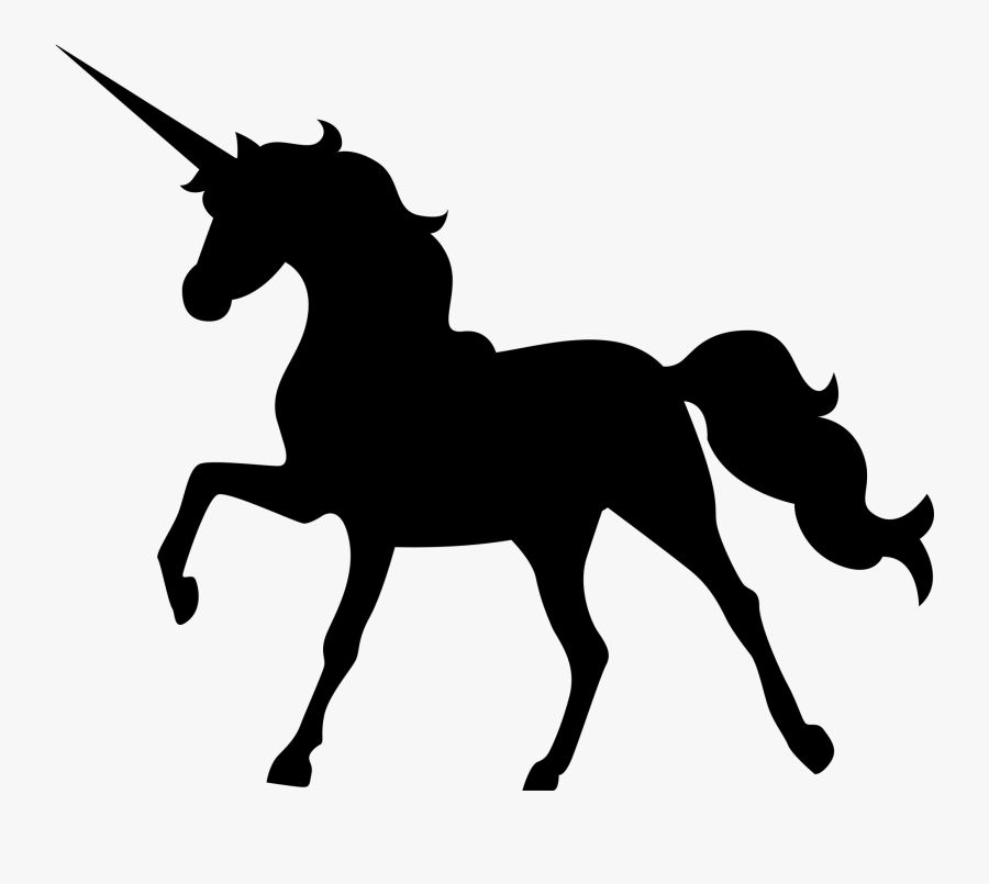 Unicorn Silhouette Vector Graphics Clip Art Image Unicorn Silhouette Svg Free Free Transparent Clipart Clipartkey