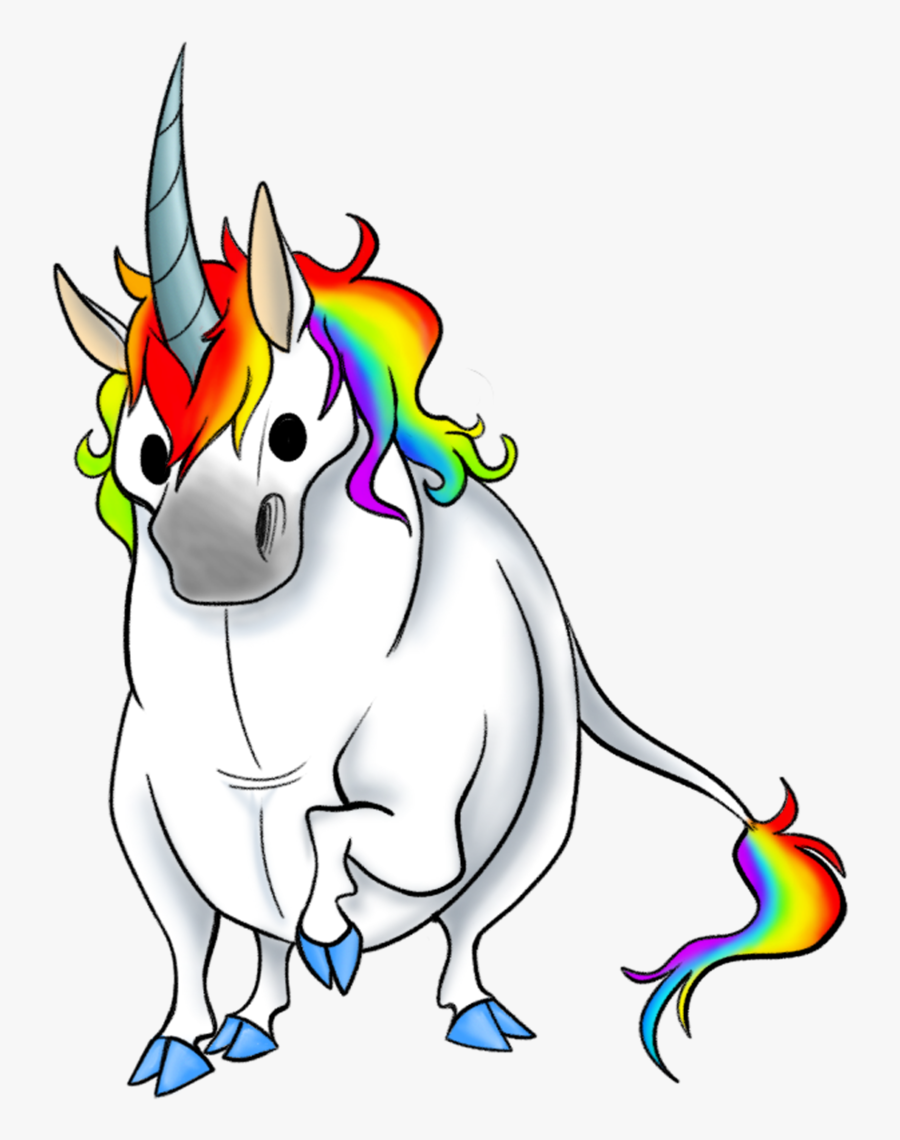 Weston The Rainbow Unicorn, Transparent Clipart