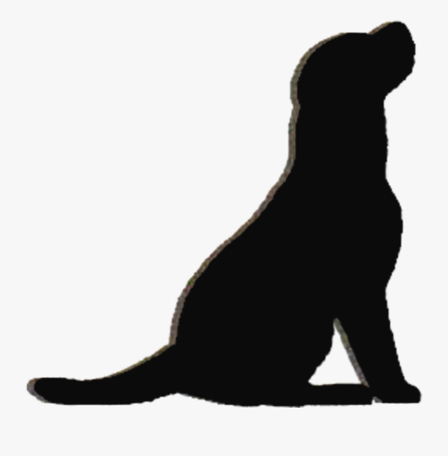 Labrador Retriever Puppy Silhouette Kennel Clip Art - Black Cat, Transparent Clipart