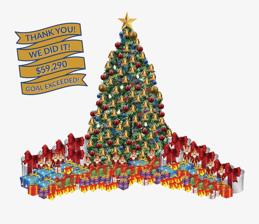 Golden Beginnings Tree Of Hope - Christmas Tree, Transparent Clipart