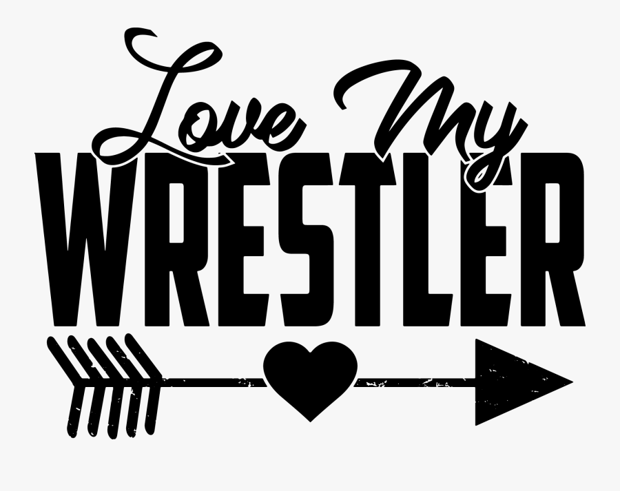 Love My Wrestler Shirt, Transparent Clipart