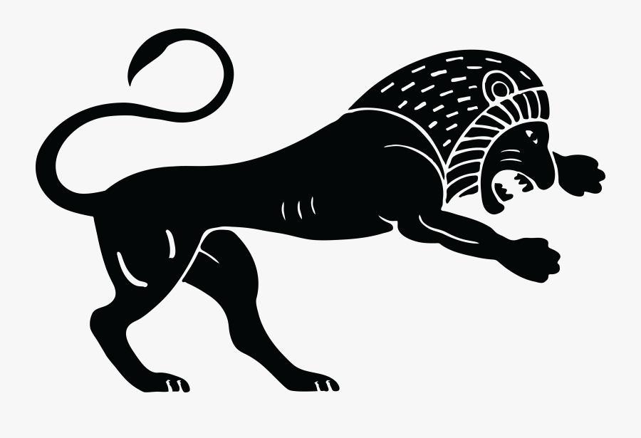 Lion Tail Png - Lion Silhouette Transparent, Transparent Clipart