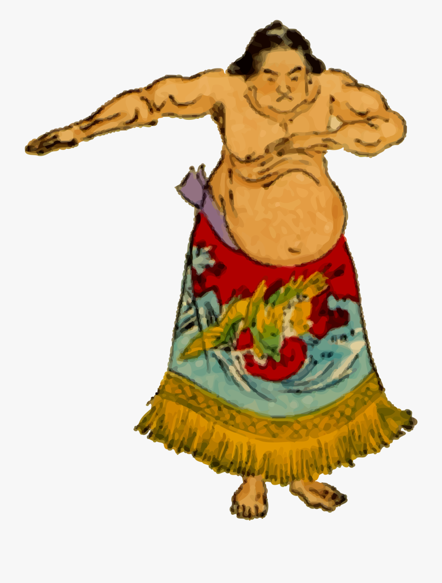 Sumo Wrestler - Sumo Belly Dancer, Transparent Clipart
