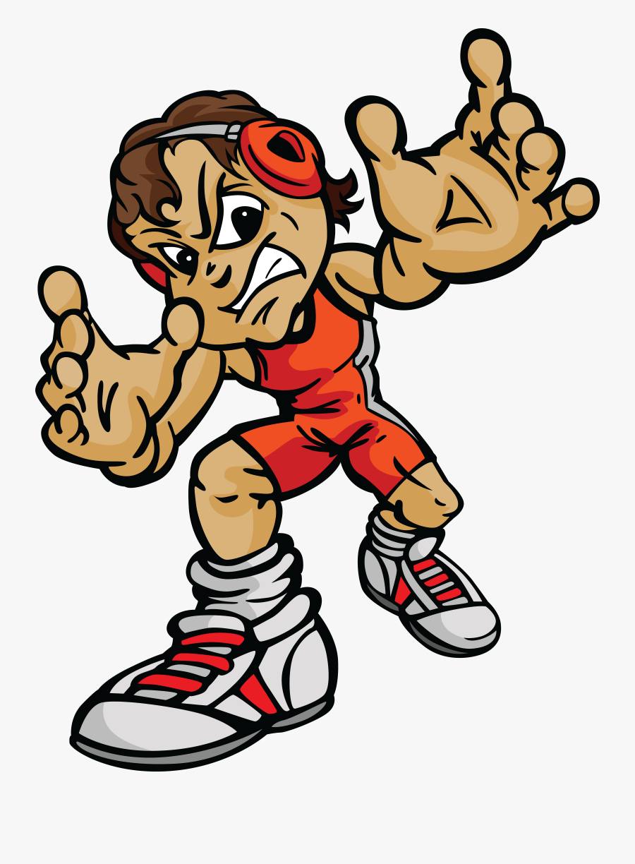Png Freeuse Stock Wrestler Clipart Wrestling Tournament - Cartoon Images Of Wrestlers, Transparent Clipart